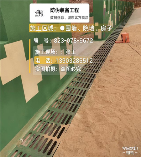 玉树 例如在抖音上有“迷彩墙，外围墙面挡 - 星空数码迷彩漆施工队